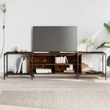  The Living Store TV omarica dimljeni hrast 203x37x50 cm inženirski les - TV Omarica, (21555210) Cene