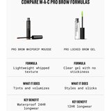 MAC Cosmetics Pro Brow Whipgrip Mousse gel za obrvi odtenek Lingering 4 g | Shoptok.si