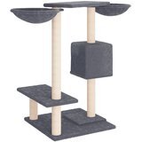  Penjalica za mačke sa stupovima za grebanje tamnosiva 82 cm | shoptok.hr