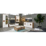 Hom`in DNEVNI REGAL, bela, barve hrasta | Shoptok.si