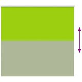 vidaXL Roleta Blackout listi zeleni 160x150 cm Širina tkanine 156,6 cm | Shoptok.si