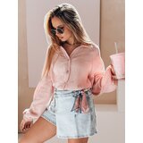 DStreet Koszula damska oversize muślinowa MUSLINEA różowa | Shoptok.si