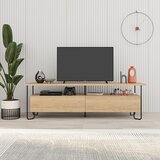 Marckeric TV komoda u dekoru hrasta u prirodnoj boji 150x45 cm Dilly – | shoptok.hr
