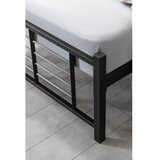 Hanah home bračni krevet K01 black (120 x 200)