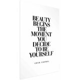  Plakat - Coco Chanel 60x90 Bez okvira s margom | shoptok.hr