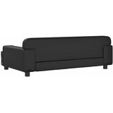  Krevet za pse crni 90 x 53 x 30 cm od umjetne kože | shoptok.hr