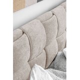 Miuform Bež oblazinjena zakonska postelja z letvenim dnom 180x200 cm Eve – | Shoptok.si