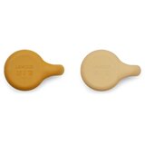 Liewood 2 dijelni set posudica od silikona kylie golden caramel/safari mix | shoptok.hr