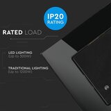 Mikrotalasni senzor pokreta 180° 300W/230V crna | Eponuda.com