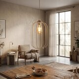  Luster na sajli DESTELLO 1xE27/15W/230V prečnik 21 cm bež | Eponuda.com