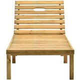  Ležalnik s kraljevsko modro blazino impregnirana borovina, (20663219) | Shoptok.si
