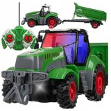 Kruzzel aku. USB traktor in prikolica na daljinsko vodenje 39cm LED 00024850 | Shoptok.si