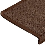  Prostirke za stepenice 30 kom 65x21x4 cm boje kave s pravokutnim rubom | shoptok.hr