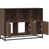  Komoda rjavi hrast 100x35x76 cm inženirski les, (5000217918) | Shoptok.si