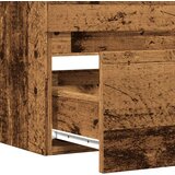 vidaXL Omarica za umivalnik starinski les 90x38,5x45 cm inž. les | Shoptok.si