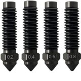 Aldor Hardened Steel Nozzle &amp;ndash; Kompatibilna sa Elegoo Centauri Carbon 2x 0,2 / 0,4 / 0,6 / 0,8 mm Slike