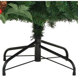vidaXL Umestno božično drevo Zelena 180 cm PVC, kovina in plastika | Shoptok.si