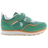 US POLO BEST PRICE GREEN KIDS SPORT SHOES