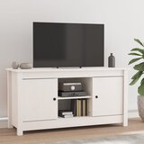 The Living Store TV omarica bela 103x36,5x52 cm trdna borovina - TV Omarica, (21375524) Cene