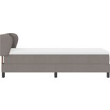  Box Spring postelja z vzmetnico Taupe 80x200 cm Tkanina, (22082791) | Shoptok.si