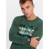 Ombre Men's printed over-the-head sweatshirt - green | shoptok.hr