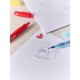 Sinsay Božićni kreativni set: bojanka s naljepnicama i flomasteri 7 pack | shoptok.hr