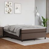 The Living Store Posteljni okvir rjav 140x200 cm umetno usnje - Box Spring Posteljni Okvir, (21515568) Cene