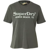 Superdry Majica barva blata / svetlo siva