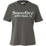 Superdry Ženska majica kratkih rukava Metallic Venue Relaxed Tee, Siva cene
