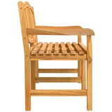  3-dijelni vrtni blagovaonski set od masivne tikovine Smeđa Dužina stola 180 cm | shoptok.hr