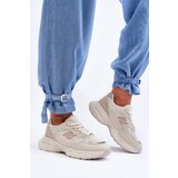 Boto Fashionable Women's Mesh Sneakers Beige Venice | Shoptok.si