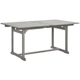  Vrtni blagovaonski stol (160 - 240)x100x75 cm od drva bagrema | shoptok.hr