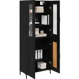  Kuhinjski ormarić 2 pcs Crni hrast 69 5 x 34 x 180 cm Konstruirano drvo | shoptok.hr