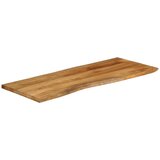Stolna ploča 140x60x2,5cm od masivnog drva manga sa živim rubom | shoptok.hr
