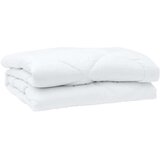 vidaXL Pokrivač s jastucima Dijamantni 3 pcs Bijelo 200 x 220 cm Mikrofibra | shoptok.hr