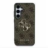 Guess PU 4G Metal Logo Zadní Kryt pro Samsung Galaxy S25 Brown Ovitek za telefon Vijolična | Shoptok.si