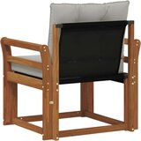  Set vanjskih sofa Čvrsto drvo akacije i Textilene | shoptok.hr