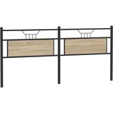  Posteljno vzglavje sonoma hrast 200 cm inženirski les in jeklo, (21829694) | Shoptok.si