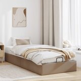 vidaXL Otomanski posteljni okvir brez vzmetnice kapučino 90x190 cm, (21607306) | Shoptok.si