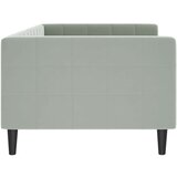 vidaXL Raztegljiva postelja svetlo siva 90x200 cm žamet | Shoptok.si
