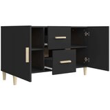  Komoda črno 100x36x60 cm inženirski les, (20654118) | Shoptok.si