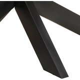  Blagovaonski stol ovalni 200 x 100 x 75 cm od grubog drva manga | shoptok.hr