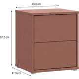CARRYHOME Nočna Omarica Alice, Terakota | Shoptok.si
