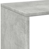vidaXL Sobna pregrada / regal za knjige sivi 69,5x29x137,5 cm drveni | shoptok.hr