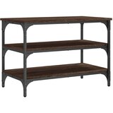  Klupa za cipele boja smeđeg hrasta 70x38,5x49 cm drvena | shoptok.hr