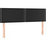 Uzglavlja 2 kom crna 72 x 5 x 78/88 cm od umjetne kože | shoptok.hr