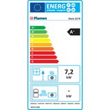 Plamen Kamin na drva Dora 10 N (7 kW, Kapacitet grijanja prostorije: 180 m³, Zelene boje, Lijevano željezo) | shoptok.hr
