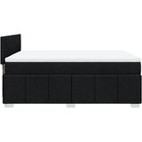  Krevet s oprugama i madracem crni 160x200 cm od tkanine | shoptok.hr