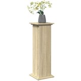 vidaXL Stalak za izložbu s pohranom boja hrasta 31x30x90 cm drveni | shoptok.hr