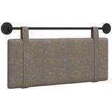  Držeće uzglavlje Zidne Sivi 110 x 55 x 5 cm Antikni PU - Sivi 100 cm bez LED | shoptok.hr